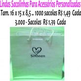 A 4 - R$ 1.490,00 1.000 Sacolas  Ou 3 x R$ 550,00