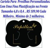 CARTELA PARA PRESILHA R$ 189,90